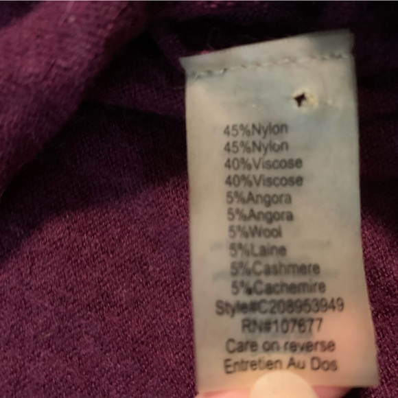 ASO Taylor Swift Alice + Olivia Cena Purple Rhinestone Sweater Eras Tour - Picture 11 of 13